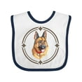 thumbnail image 1 of Inktastic German Shepherd Dog Art Gift Boys or Girls Baby Bib, 1 of 4