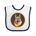 thumbnail image 1 of Inktastic German Shepherd Dog Boys or Girls Baby Bib, 1 of 4