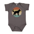 thumbnail image 1 of Inktastic German Shepherd Silhouette Vintage Retro Boys or Girls Baby Bodysuit, 1 of 5