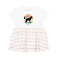 thumbnail image 1 of Inktastic German Shepherd Silhouette Vintage Retro Girls Baby Dress, 1 of 5