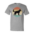 thumbnail image 1 of Inktastic German Shepherd Silhouette Vintage Retro T-Shirt, 1 of 5
