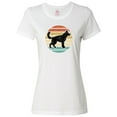 thumbnail image 1 of Inktastic German Shepherd Silhouette Vintage Retro Women's T-Shirt, 1 of 5