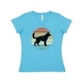 thumbnail image 1 of Inktastic German Shepherd Silhouette Vintage Retro Women's V-Neck T-Shirt, 1 of 5