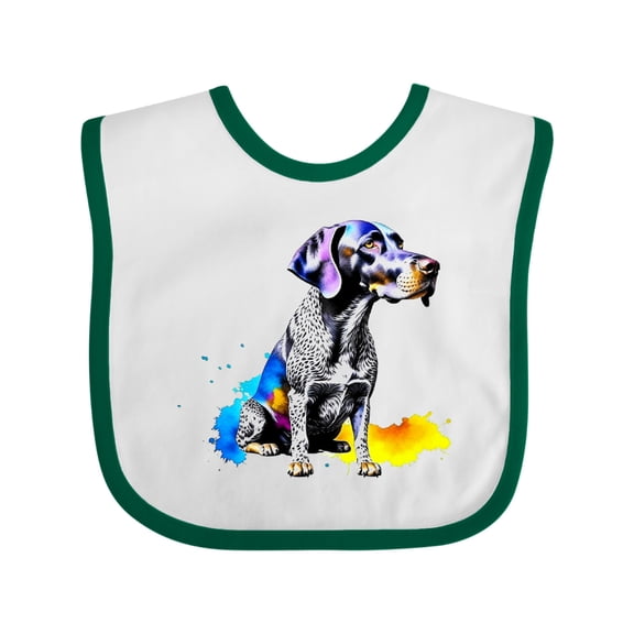 Inktastic German Shorthaired Pointer Gsp Dog Boys or Girls Baby Bib