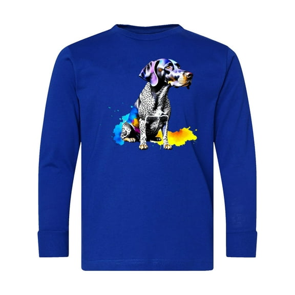 Inktastic German Shorthaired Pointer Gsp Dog Long Sleeve Youth T-Shirt