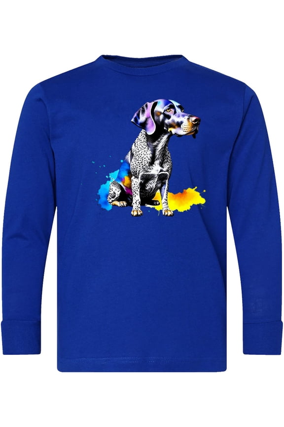 German Shorthaired Pointer Gsp Dog Long Sleeve Youth T-Shirt