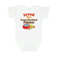 thumbnail image 1 of Inktastic German Shorthaired Pointer Loved By A (Dog Breed Boys or Girls Baby Bodysuit, 1 of 5