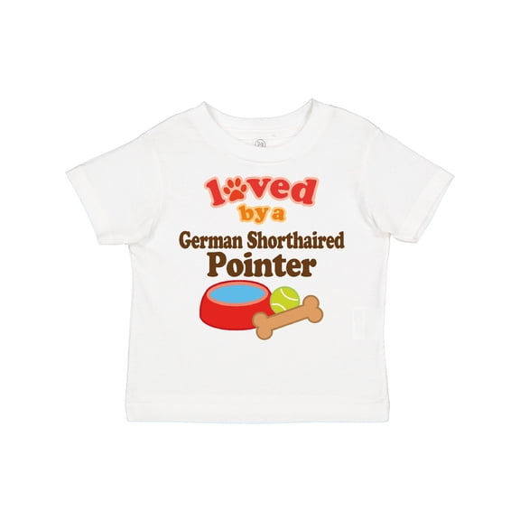 Inktastic German Shorthaired Pointer Loved by Boys or Girls Toddler T-Shirt
