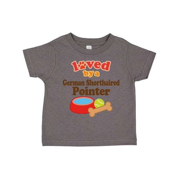 Inktastic German Shorthaired Pointer Loved by Boys or Girls Toddler T-Shirt