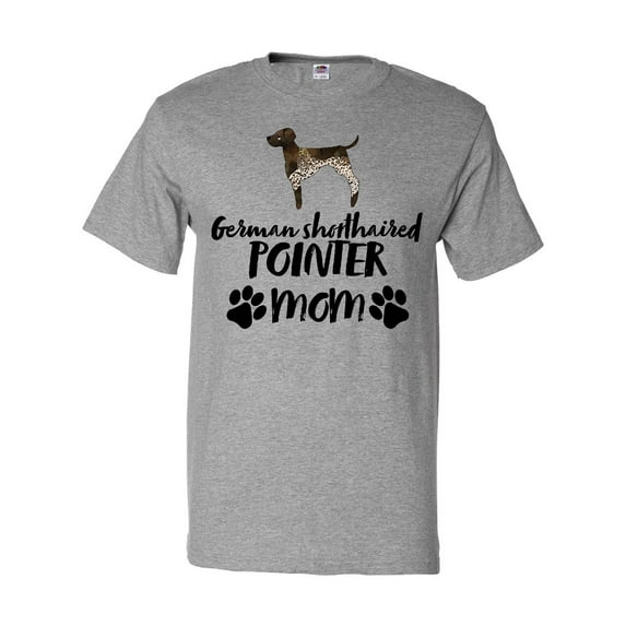 Inktastic German Shorthaired Pointer Mom with Paw Prints T-Shirt