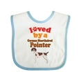 thumbnail image 1 of Inktastic German Shorthaired Pointer Owner Girls Baby Bib, 1 of 4