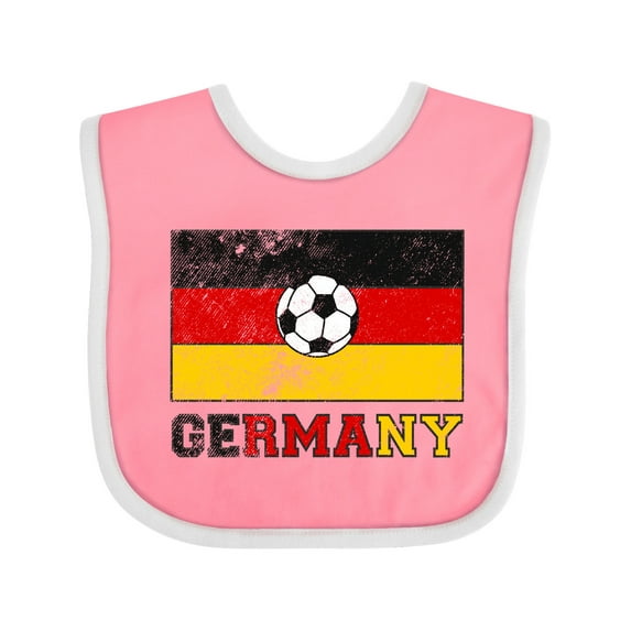 Inktastic German Soccer Boys or Girls Baby Bib