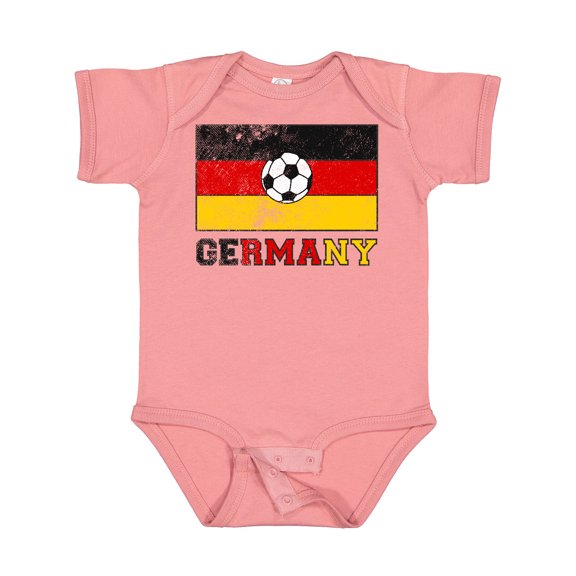 Inktastic German Soccer Boys or Girls Baby Bodysuit