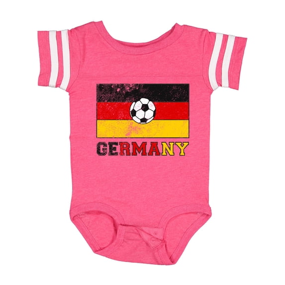 Inktastic German Soccer Boys or Girls Baby Bodysuit