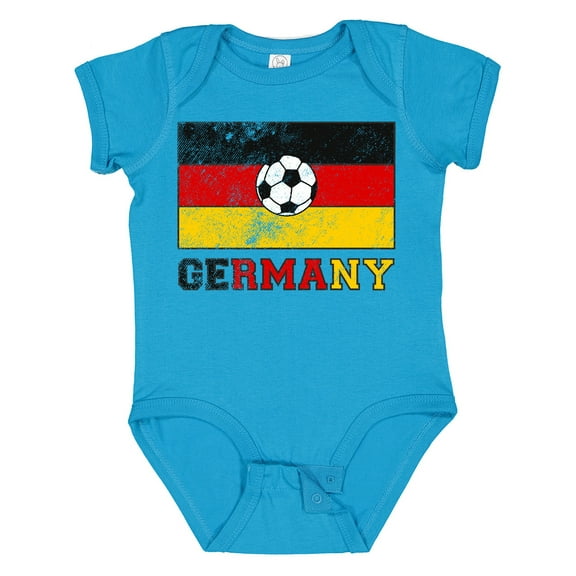 Inktastic German Soccer Boys or Girls Baby Bodysuit