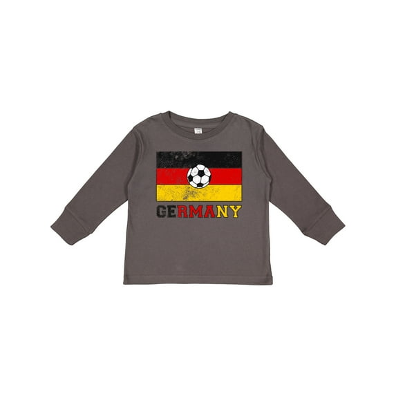 Inktastic German Soccer Boys or Girls Long Sleeve Toddler T-Shirt