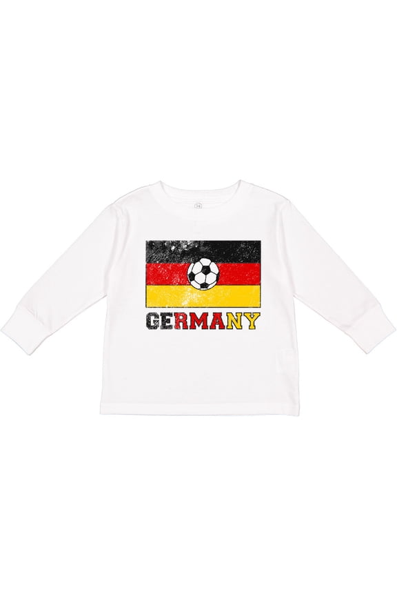 German Soccer Boys or Girls Long Sleeve Toddler T-Shirt