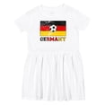 thumbnail image 1 of Inktastic German Soccer Girls Toddler Dress, 1 of 5