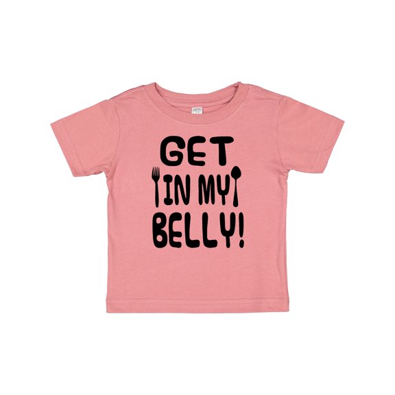 Inktastic Get in My Belly Boys or Girls Baby T-Shirt