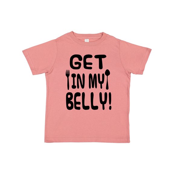 Inktastic Get in My Belly Boys or Girls Toddler T-Shirt