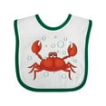 thumbnail image 1 of Inktastic Gideon's Crab Boys Baby Bib, 1 of 4