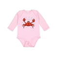 thumbnail image 1 of Inktastic Gideon's Crab Boys Long Sleeve Baby Bodysuit, 1 of 5