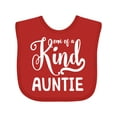 thumbnail image 1 of Inktastic Gift for Aunts | One of a Kind Auntie (white) Girls Baby Bib, 1 of 4