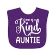 thumbnail image 1 of Inktastic Gift for Aunts | One of a Kind Auntie (white) Girls Baby Bib, 1 of 4