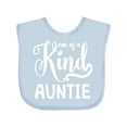 thumbnail image 1 of Inktastic Gift for Aunts | One of a Kind Auntie (white) Girls Baby Bib, 1 of 4