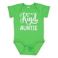 thumbnail image 1 of Inktastic Gift for Aunts | One of a Kind Auntie (white) Girls Baby Bodysuit, 1 of 5