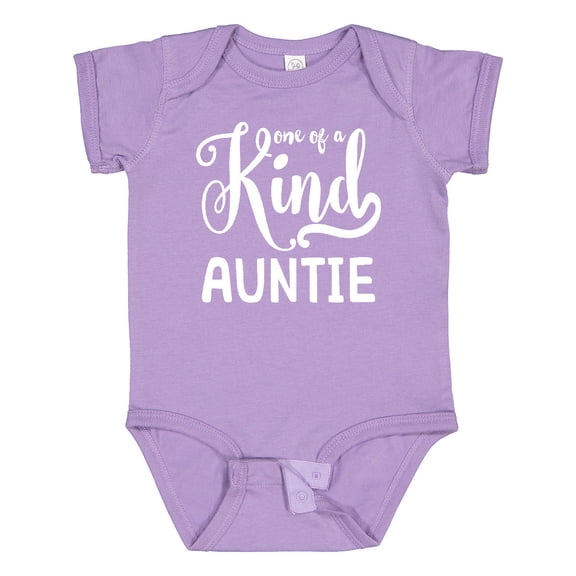 Inktastic Gift for Aunts | One of a Kind Auntie (white) Girls Baby Bodysuit