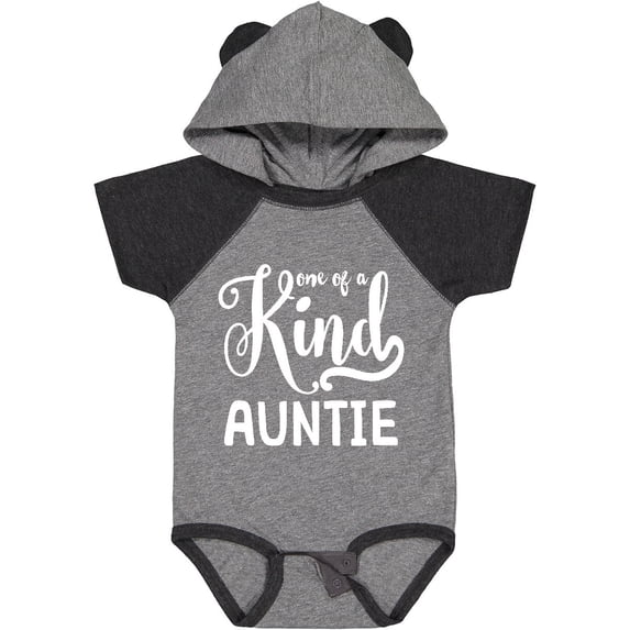 Inktastic Gift for Aunts | One of a Kind Auntie (white) Girls Baby Bodysuit