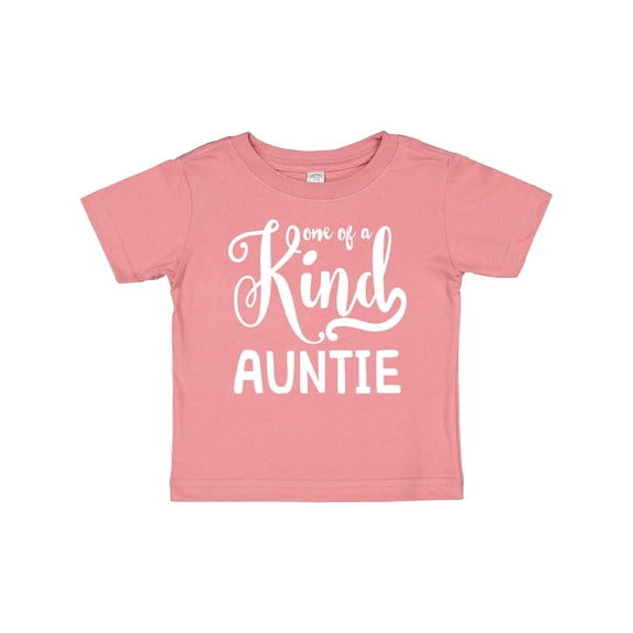 Inktastic Gift for Aunts | One of a Kind Auntie (white) Girls Baby T-Shirt