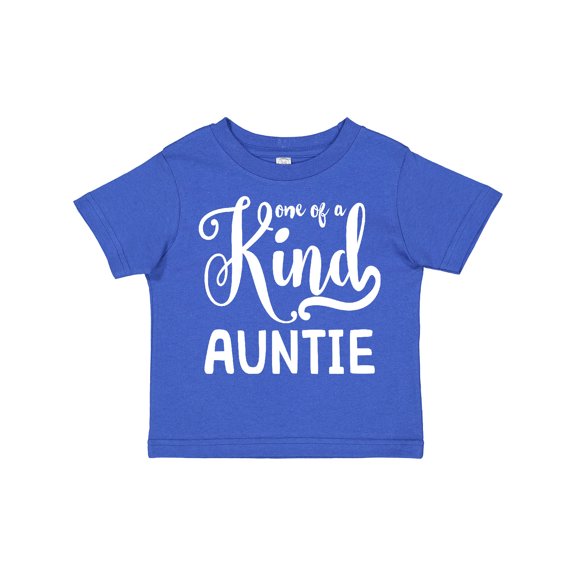 Inktastic Gift for Aunts | One of a Kind Auntie (white) Girls Toddler T-Shirt