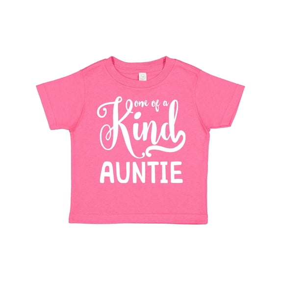 Inktastic Gift for Aunts | One of a Kind Auntie (white) Girls Toddler T-Shirt