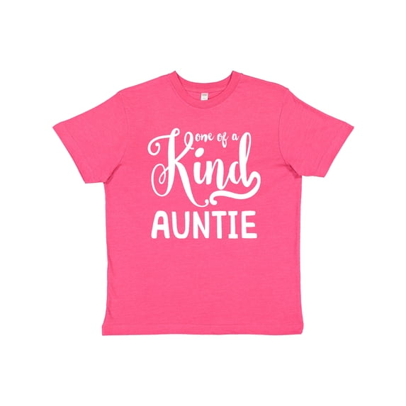 Inktastic For Aunts | One of a Kind Auntie (white) Youth T-Shirt