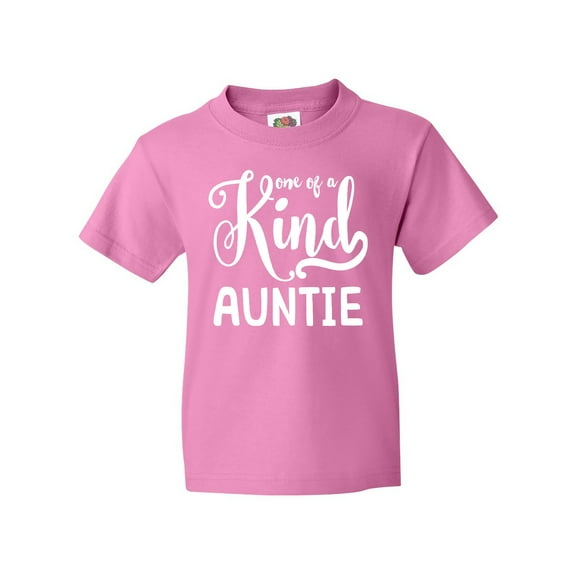 Inktastic Gift for Aunts | One of a Kind Auntie (white) Youth T-Shirt