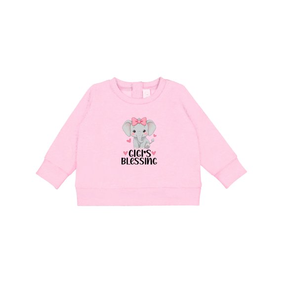 Inktastic Gigi Blessing Granddaughter Girls Baby Sweatshirt