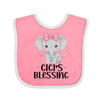Inktastic Gigi Blessing Granddaughter Girls Girls Baby Bib