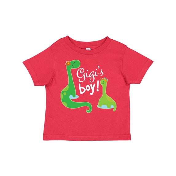 Inktastic Gigi Boy Grandson Dinosaur Boys Toddler T-Shirt