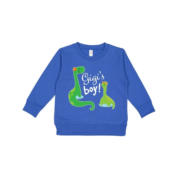 Inktastic Gigi Boy Grandson Dinosaur Toddler Sweatshirt