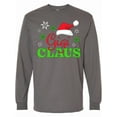 thumbnail image 1 of Inktastic Gigi Claus with Christmas Santa Hat and Snowflakes Long Sleeve T-Shirt, 1 of 5