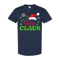 thumbnail image 1 of Inktastic Gigi Claus with Christmas Santa Hat and Snowflakes T-Shirt, 1 of 5