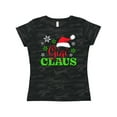 thumbnail image 1 of Inktastic Gigi Claus with Christmas Santa Hat and Snowflakes Women's T-Shirt, 1 of 5