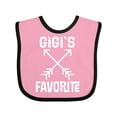 thumbnail image 1 of Inktastic Gigi Favorite Grandchild Gift Boys or Girls Baby Bib, 1 of 4