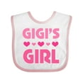 thumbnail image 1 of Inktastic Gigi Girl Granddaughter Girls Baby Bib, 1 of 4