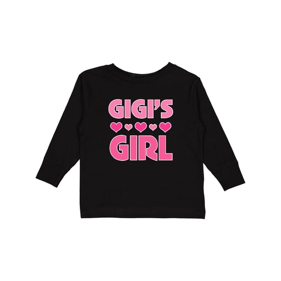 Inktastic Gigi Girl Granddaughter Girls Long Sleeve Toddler T-Shirt
