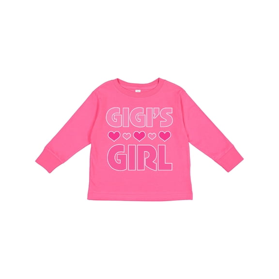 Inktastic Gigi Girl Granddaughter Girls Long Sleeve Toddler T-Shirt