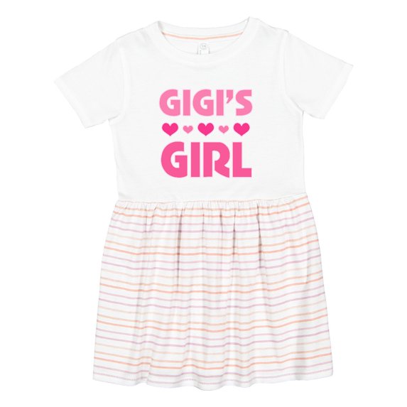 Inktastic Gigi Girl Granddaughter Girls Toddler Dress