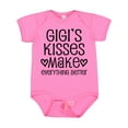 thumbnail image 1 of Inktastic Gigi Kisses Make Everything Better Boys or Girls Baby Bodysuit, 1 of 5